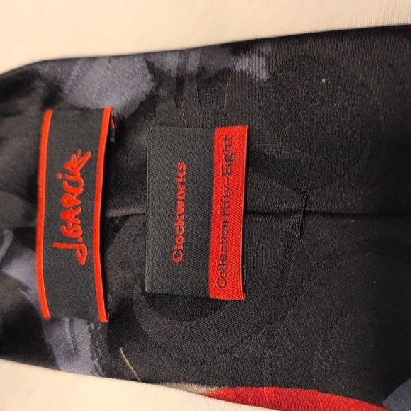 Jerry Garcia Clockworks Collection 58 Silk Tie - Picture 4 of 9